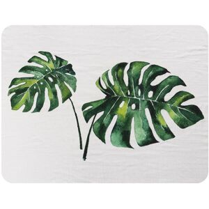 Benjamin Tate Design Twin Tropical Leaves Blanket in Natural Size: 120 cm x 150 cm Natural 120 cm x 150 cm Benjamin Tate Design Twin Tropical Leaves Blanket in Natural Size: 120 cm x 150 cm Natural 120 cm x 150 cm