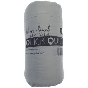 Home & Living Luxury Travel Quilt in Grey Grey Home & Living Luxury Travel Quilt in Grey Grey
