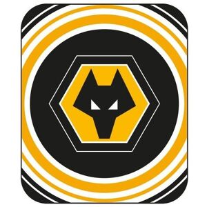 Wolverhampton Wanderers FC Fleece Pulse Blanket in Black Black Wolverhampton Wanderers FC Fleece Pulse Blanket in Black Black