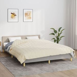 Berkfield Home Weighted Blanket Light Cream 220x240 cm King 15 kg Fabric Cream 220x240 cm Berkfield Home Weighted Blanket Light Cream 220x240 cm King 15 kg Fabric Cream 220x240 cm