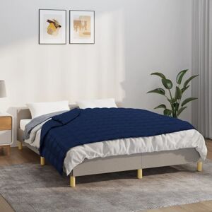 Berkfield Home Weighted Blanket Blue 140x200 cm Single 10 kg Fabric Blue 140x200 cm Berkfield Home Weighted Blanket Blue 140x200 cm Single 10 kg Fabric Blue 140x200 cm