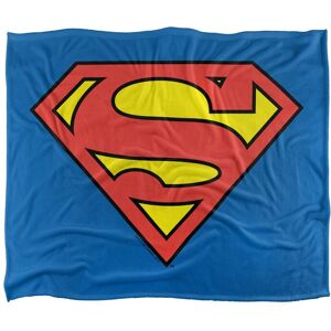 Warner Brothers Superman Logo Officially Licensed Silky Touch Super Soft Throw Blanket 152 x 127 cm in White White 152 x 127 cm Warner Brothers Superman Logo Officially Licensed Silky Touch Super Soft Throw Blanket 152 x 127 cm in White White 152 x 127 cm