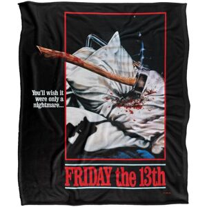 Friday the 13th Blanket, 152x127 cm Pillow Axe Poster Silky Touch Super Soft Throw Blanket in White White 152x127 cm Friday the 13th Blanket, 152x127 cm Pillow Axe Poster Silky Touch Super Soft Throw Blanket in White White 152x127 cm