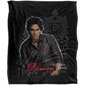 Warner Brothers Vampire Diaries Damon Silky Touch Super Soft Throw Blanket in White White Warner Brothers Vampire Diaries Damon Silky Touch Super Soft Throw Blanket in White White