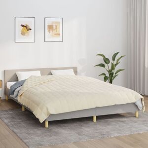 Berkfield Home Weighted Blanket Light Cream 200x200 cm 13 kg Fabric Cream 200x200 cm Berkfield Home Weighted Blanket Light Cream 200x200 cm 13 kg Fabric Cream 200x200 cm