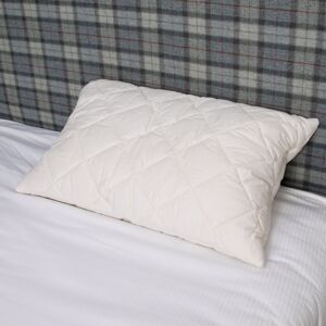 Native Natural Wool Filled Pillow (set of 2) in White Size: Double White Double Native Natural Wool Filled Pillow (set of 2) in White Size: Double White Double