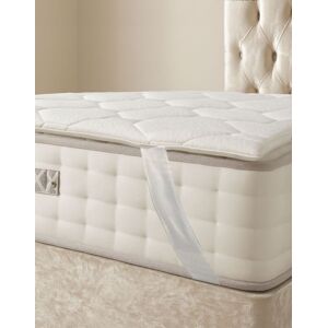 Somnior Cooling Mattress Topper Cool Soft Touch Prevents Overheating in White Size: Double White Double Somnior Cooling Mattress Topper Cool Soft Touch Prevents Overheating in White Size: Double White Double