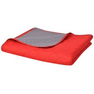 Berkfield Home Double-sided Quilted Bedspread Red & Grey 220x240 cm Multicolor 220x240 cm Berkfield Home Double-sided Quilted Bedspread Red & Grey 220x240 cm Multicolor 220x240 cm