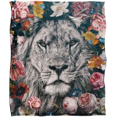 Reinders Floral White Lion Silky Touch Super Soft Throw Blanket 152 X 127 cm White 152 X 127 cm Reinders Floral White Lion Silky Touch Super Soft Throw Blanket 152 X 127 cm White 152 X 127 cm