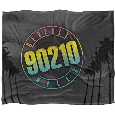 ViacomCBS/Nickelodeon Beverly Hills 90210 Palms Logo Silky Touch Super Soft Throw Blanket 152 X 127 cm in White White 152 X 127 cm ViacomCBS/Nickelodeon Beverly Hills 90210 Palms Logo Silky Touch Super Soft Throw Blanket 152 X 127 cm in White White 152 X 127 cm