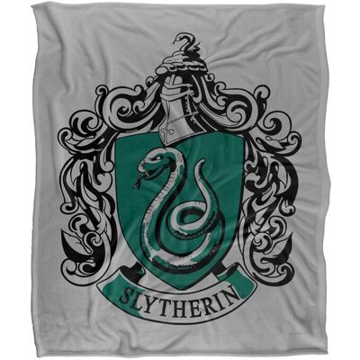 Harry Potter Slytherine Crest Silky Touch Super Soft Throw Blanket 152 X 127 cm in White White 152 X 127 cm Harry Potter Slytherine Crest Silky Touch Super Soft Throw Blanket 152 X 127 cm in White White 152 X 127 cm