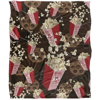 JQ Licensing Rle Popcorn Pattern Silky Touch Super Soft Throw Blanket 152 X 127 cm in White White 152 X 127 cm JQ Licensing Rle Popcorn Pattern Silky Touch Super Soft Throw Blanket 152 X 127 cm in White White 152 X 127 cm