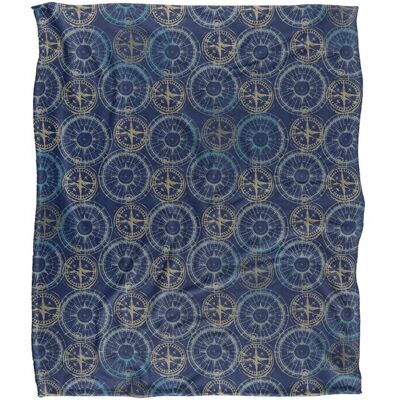 JQ Licensing Jl-Jp Compass Pattern 3 Silky Touch Super Soft Throw Blanket 152 X 127 cm in White White 152 X 127 cm JQ Licensing Jl-Jp Compass Pattern 3 Silky Touch Super Soft Throw Blanket 152 X 127 cm in White White 152 X 127 cm