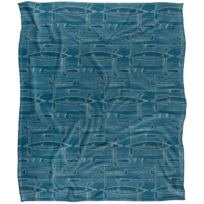 JQ Licensing Jl-Jp Lodge Canoe Pattern 2 Silky Touch Super Soft Throw Blanket 152 X 127 cm in White White 152 X 127 cm JQ Licensing Jl-Jp Lodge Canoe Pattern 2 Silky Touch Super Soft Throw Blanket 152 X 127 cm in White White 152 X 127 cm