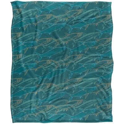 JQ Licensing Jl-Jp Tarpon Mosaic Fishing Pattern Silky Touch Super Soft Throw Blanket 152 X 127 cm in White White 152 X 127 cm JQ Licensing Jl-Jp Tarpon Mosaic Fishing Pattern Silky Touch Super Soft Throw Blanket 152 X 127 cm in White White 152 X 127 cm