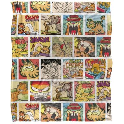 Garfield Collage Silky Touch Super Soft Throw Blanket 152 X 127 cm in White White 152 X 127 cm Garfield Collage Silky Touch Super Soft Throw Blanket 152 X 127 cm in White White 152 X 127 cm