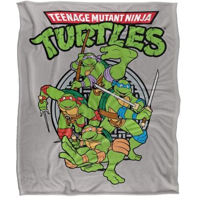 Teenage Mutant Ninja Turtles TMNT Group Silky Touch Super Soft Throw Blanket 152 X 127 cm in White White 152 X 127 cm Teenage Mutant Ninja Turtles TMNT Group Silky Touch Super Soft Throw Blanket 152 X 127 cm in White White 152 X 127 cm