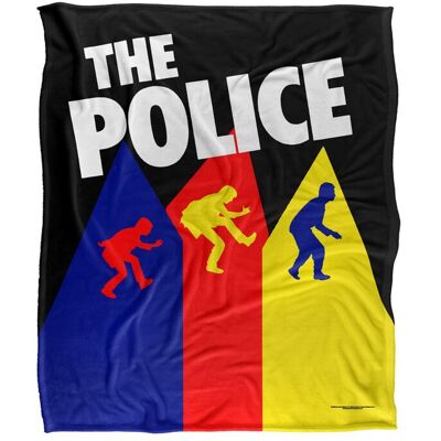 The Police Bkt Silky Touch Super Soft Throw Blanket 152 X 127 cm in White White 152 X 127 cm The Police Bkt Silky Touch Super Soft Throw Blanket 152 X 127 cm in White White 152 X 127 cm