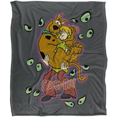 Warner Brothers Scooby Doo Officially Licensed Silky Touch Super Soft Throw Blanket 152 x 127 cm in White White 152 x 127 cm Warner Brothers Scooby Doo Officially Licensed Silky Touch Super Soft Throw Blanket 152 x 127 cm in White White 152 x 127 cm