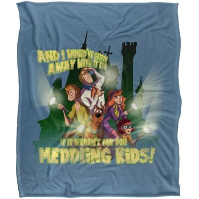 Warner Brothers Scooby Doo Officially Licensed Silky Touch Super Soft Throw Blanket 152 x 127 cm in White White 152 x 127 cm Warner Brothers Scooby Doo Officially Licensed Silky Touch Super Soft Throw Blanket 152 x 127 cm in White White 152 x 127 cm
