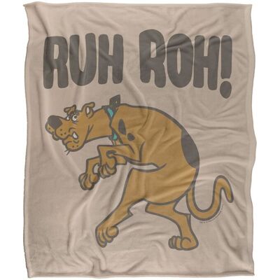 Warner Brothers Scooby Doo Officially Licensed Silky Touch Super Soft Throw Blanket 152 x 127 cm in White White 152 x 127 cm Warner Brothers Scooby Doo Officially Licensed Silky Touch Super Soft Throw Blanket 152 x 127 cm in White White 152 x 127 cm