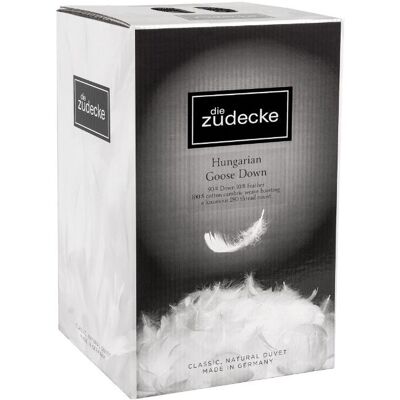 die zudecke Hungarian Goose Down 6tog Duvet in White Size: Single White Single die zudecke Hungarian Goose Down 6tog Duvet in White Size: Single White Single