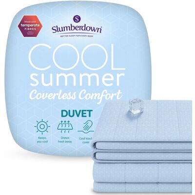Slumberdown Super King Cool Summer Temperature Regulating Duvet - Bed Coverless Slumberdown Super King Cool Summer Temperature Regulating Duvet - Bed Coverless