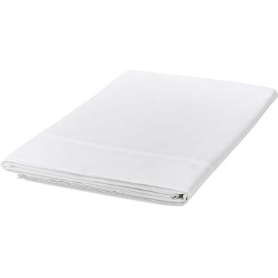 1951 'Luxury 300 Thread Count' Egyptian Cotton Flat Sheet in White Size: Super King Flat White Super King Flat 1951 'Luxury 300 Thread Count' Egyptian Cotton Flat Sheet in White Size: Super King Flat White Super King Flat