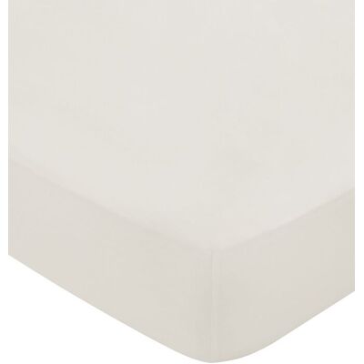 1951 'Luxury 600 Thread Count' Egyptian Cotton Fitted Sheet in Light Beige Size: Double Fitted Light Beige Double Fitted 1951 'Luxury 600 Thread Count' Egyptian Cotton Fitted Sheet in Light Beige Size: Double Fitted Light Beige Double Fitted