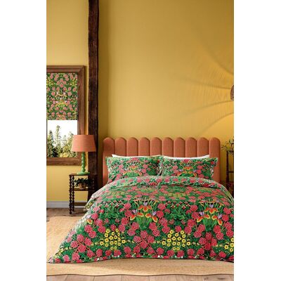 Morris & Co. Campanula Duvet Cover Set - Floral bedding with vibrant flowers Morris & Co. Campanula Duvet Cover Set - Floral bedding with vibrant flowers