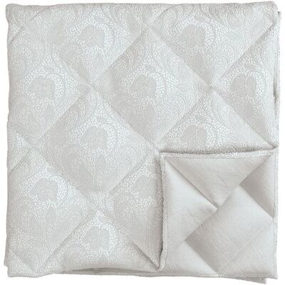 1951 'Ashleigh' Jacquard Bedspread in Silver Silver 1951 'Ashleigh' Jacquard Bedspread in Silver Silver