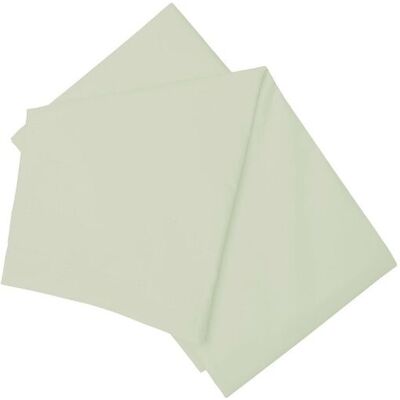Belledorm Easy Care 200 Thread Count Cotton Polyester Percale Flat Sheet in Pale Green Size: King Pale Green King Belledorm Easy Care 200 Thread Count Cotton Polyester Percale Flat Sheet in Pale Green Size: King Pale Green King