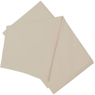 Belledorm Easy Care 200 Thread Count Cotton Polyester Percale Flat Sheet in Beige Size: Single Beige Single Belledorm Easy Care 200 Thread Count Cotton Polyester Percale Flat Sheet in Beige Size: Single Beige Single