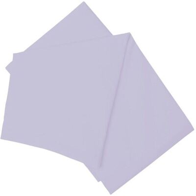 Belledorm Easy Care 200 Thread Count Cotton Polyester Percale Flat Sheet in Pale Lilac Size: Single Pale Lilac Single Belledorm Easy Care 200 Thread Count Cotton Polyester Percale Flat Sheet in Pale Lilac Size: Single Pale Lilac Single