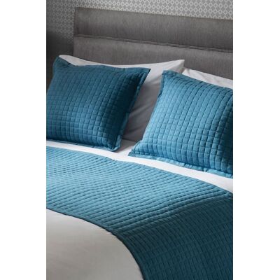 Belledorm Crompton Runner 70cm X 220cm in Cobalt Size: 70 cm X 220 cm Cobalt 70 cm X 220 cm Belledorm Crompton Runner 70cm X 220cm in Cobalt Size: 70 cm X 220 cm Cobalt 70 cm X 220 cm