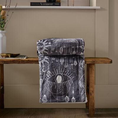Furn Constellation Throw in Charcoal Size: 130 cm x 180 cm Charcoal 130 cm x 180 cm Furn Constellation Throw in Charcoal Size: 130 cm x 180 cm Charcoal 130 cm x 180 cm