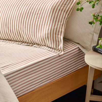 Yard Superking Mélange Cotton Fitted Sheet Yard Superking Mélange Cotton Fitted Sheet