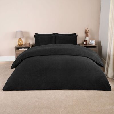 Brentfords - Teddy Duvet Cover - Black - Duvet Cover Set Brentfords - Teddy Duvet Cover - Black - Duvet Cover Set