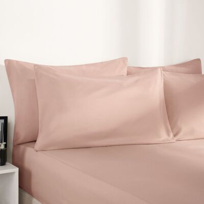 Brentfords - Plain Dyed Non-Iron - Light Pink - Fitted Sheet Brentfords - Plain Dyed Non-Iron - Light Pink - Fitted Sheet