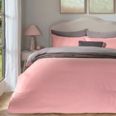 Brentfords - Plain Dyed Reversible - King - Duvet Cover Set Brentfords - Plain Dyed Reversible - King - Duvet Cover Set