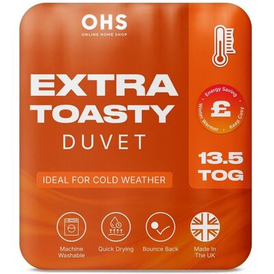 Brentfords - 13.5 Tog Duvet - King - White - Duvet Brentfords - 13.5 Tog Duvet - King - White - Duvet