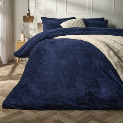 Brentfords - Teddy - Navy - King - Duvet Cover Set Brentfords - Teddy - Navy - King - Duvet Cover Set
