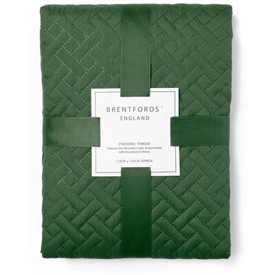OHS Geo Pinsonic Throw Blanket Quilted Bedspread in Dark Green Size: 200 cm x 240 cm Dark Green 200 cm x 240 cm OHS Geo Pinsonic Throw Blanket Quilted Bedspread in Dark Green Size: 200 cm x 240 cm Dark Green 200 cm x 240 cm