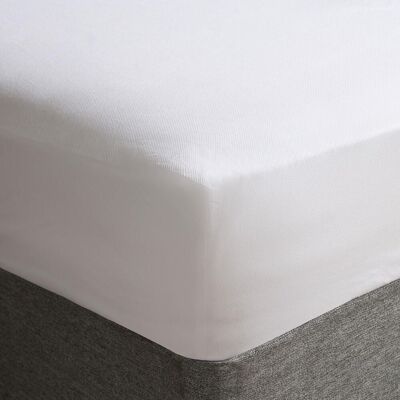OHS Mattress Protector Topper Waterproof Pillowcase Fitted Sheet Single Double King in White Size: King Fitted White King Fitted OHS Mattress Protector Topper Waterproof Pillowcase Fitted Sheet Single Double King in White Size: King Fitted White King Fitted