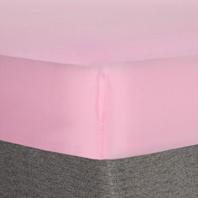OHS Plain Dyed Non-Iron Fitted Bed Sheet in Pink Size: Single Fitted Pink Single Fitted OHS Plain Dyed Non-Iron Fitted Bed Sheet in Pink Size: Single Fitted Pink Single Fitted
