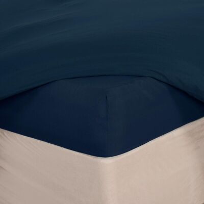 OHS Plain Bed Sheet Microfibre Deep Fitted Soft in Dark Navy Size: Single Fitted Dark Navy Single Fitted OHS Plain Bed Sheet Microfibre Deep Fitted Soft in Dark Navy Size: Single Fitted Dark Navy Single Fitted
