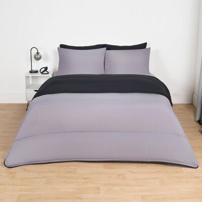 OHS Soft Coverless 10.5 TOG Duvet Set Pillowcase Quilted Cover in Black Size: King Black King OHS Soft Coverless 10.5 TOG Duvet Set Pillowcase Quilted Cover in Black Size: King Black King