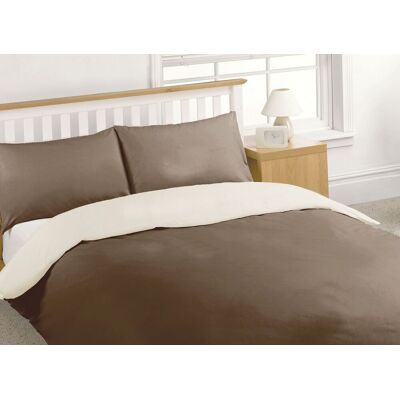 Rapport Home Percale Reversible Polycotton Quilt Cover in Charcoal Size: Single Charcoal Single Rapport Home Percale Reversible Polycotton Quilt Cover in Charcoal Size: Single Charcoal Single