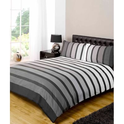 Rapport Soho Black Striped Duvet Set - Duvet Set Rapport Soho Black Striped Duvet Set - Duvet Set