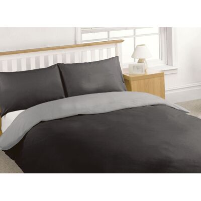Rapport Home Percale Reversible Polycotton Quilt Cover Size: King Multicolor King Rapport Home Percale Reversible Polycotton Quilt Cover Size: King Multicolor King